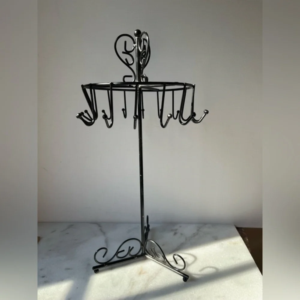 Metal jewelry holder,rotating jewelry holder